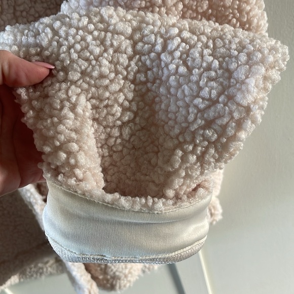 Cream Sherpa jacket - Picture 3 of 4